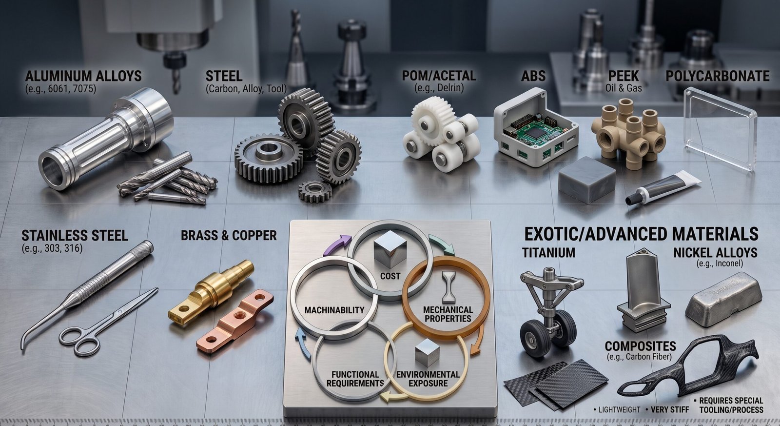 CNC Machining Materials