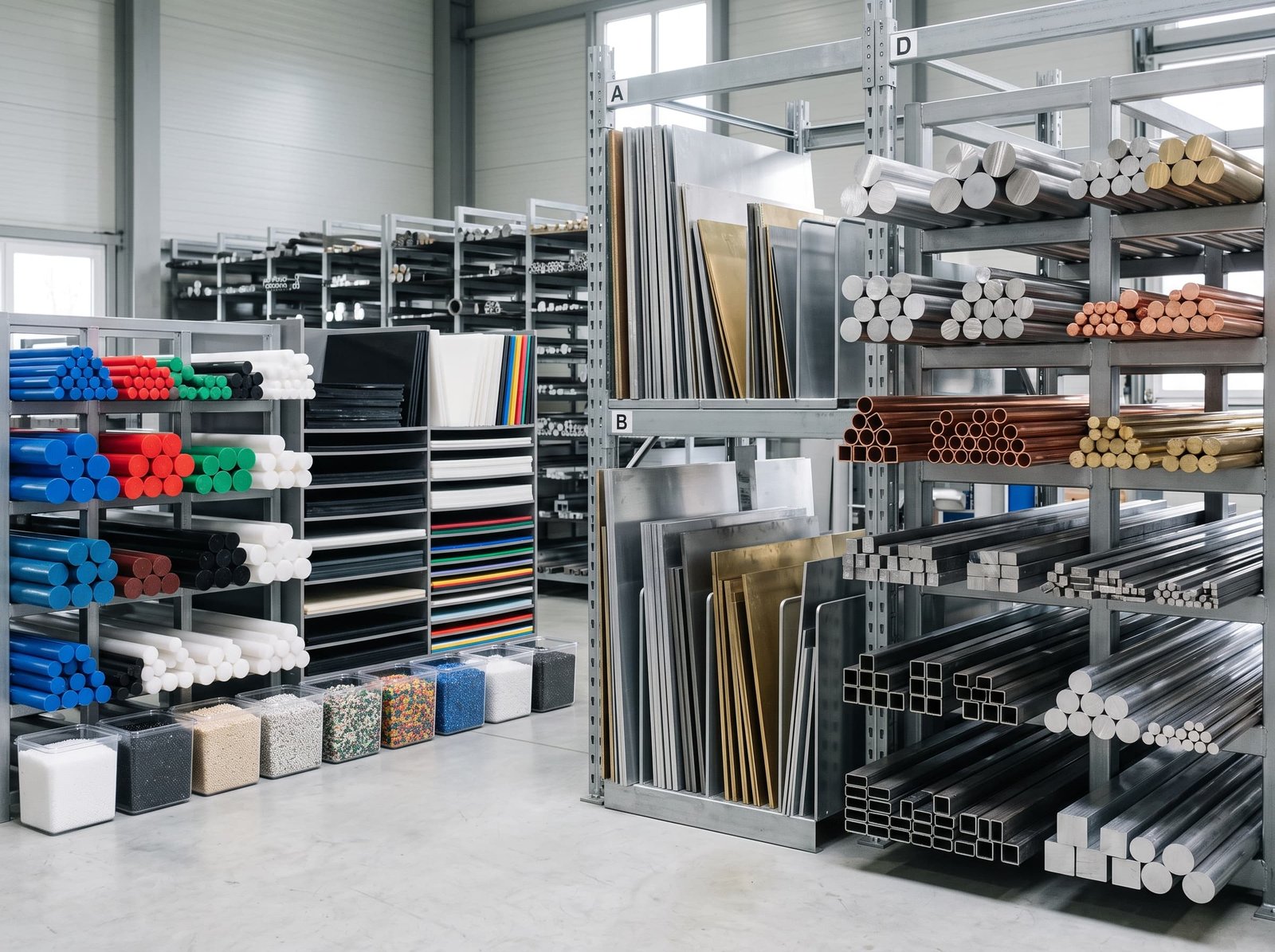 Material de produção para amplas necessidades do setor