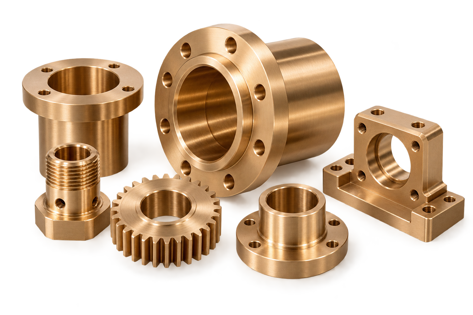 Machined Bronze Components Collection 1