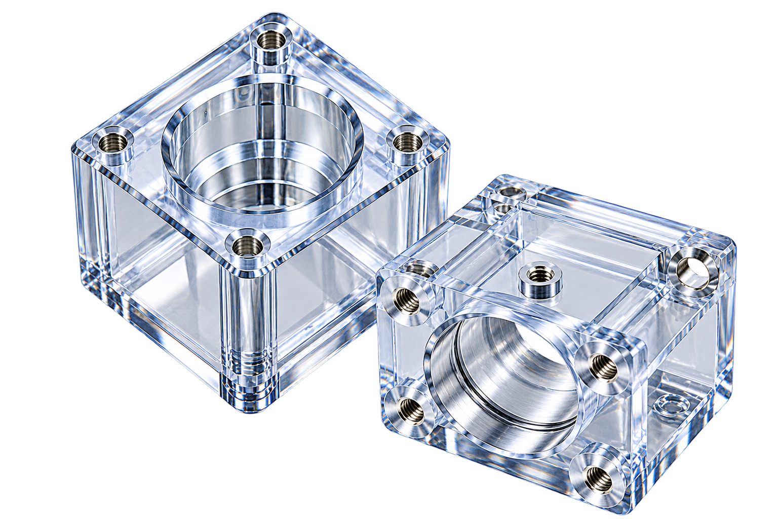 Transparent Precision Machined Housings