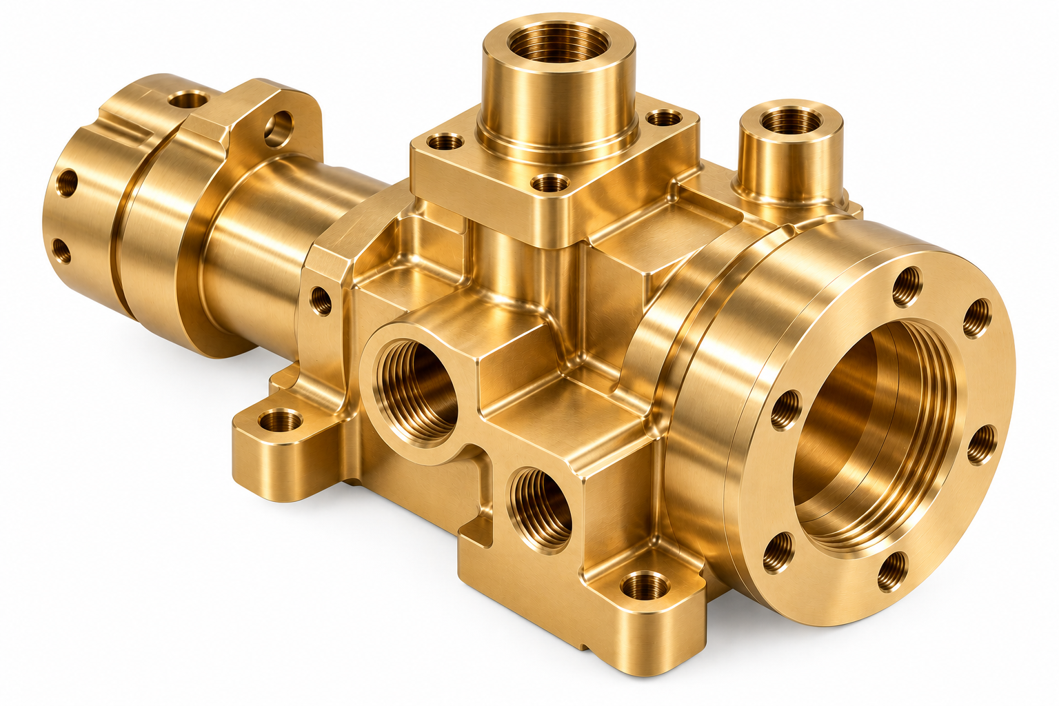 brass cnc material part
