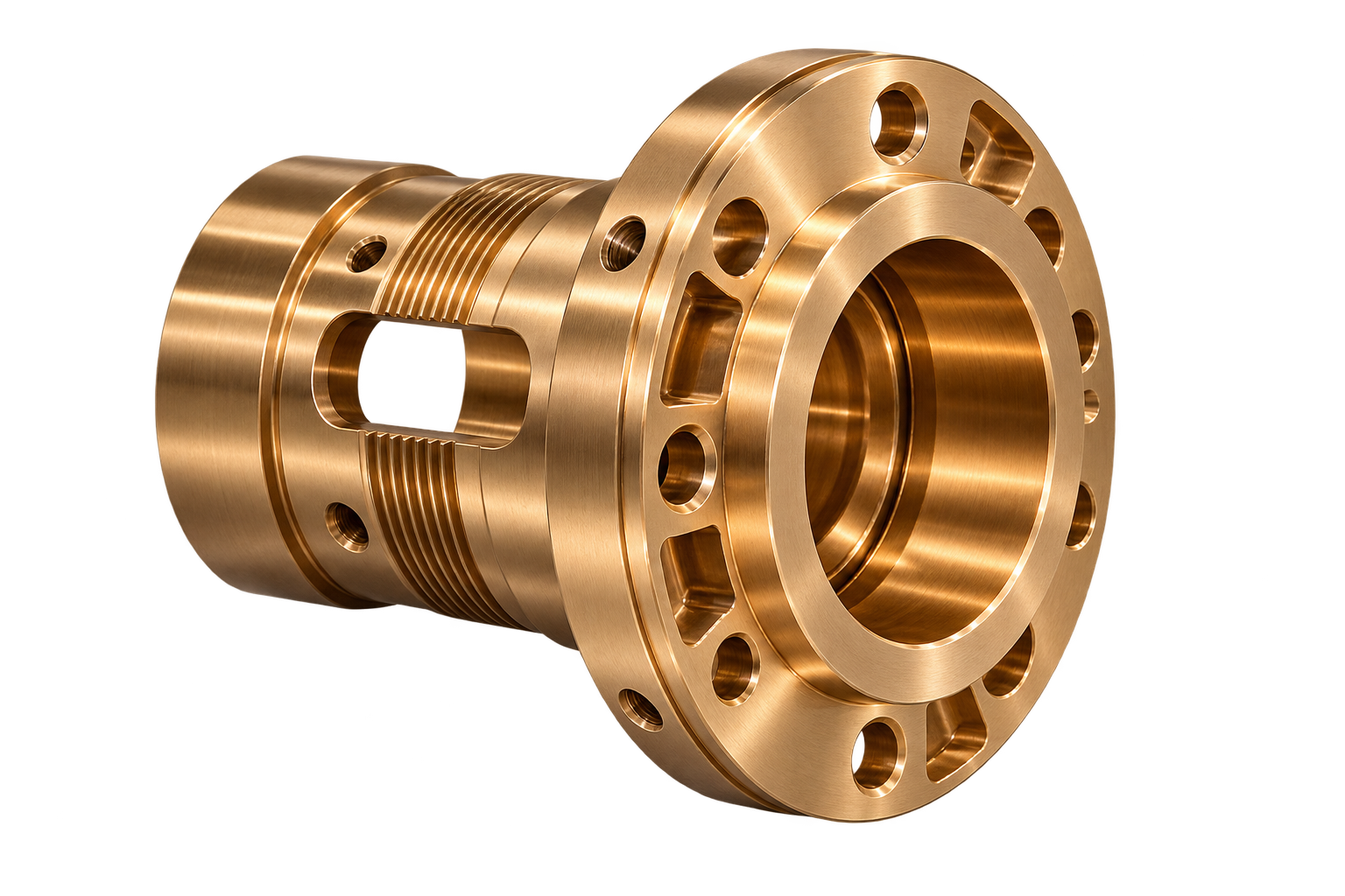 bronze cnc part unique