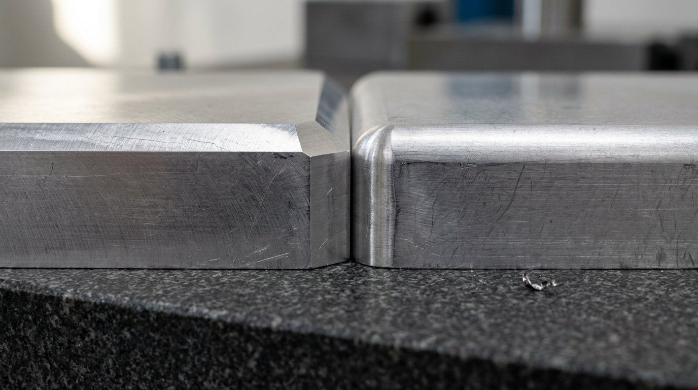 Chamfer vs fillet differences in CNC machining and design