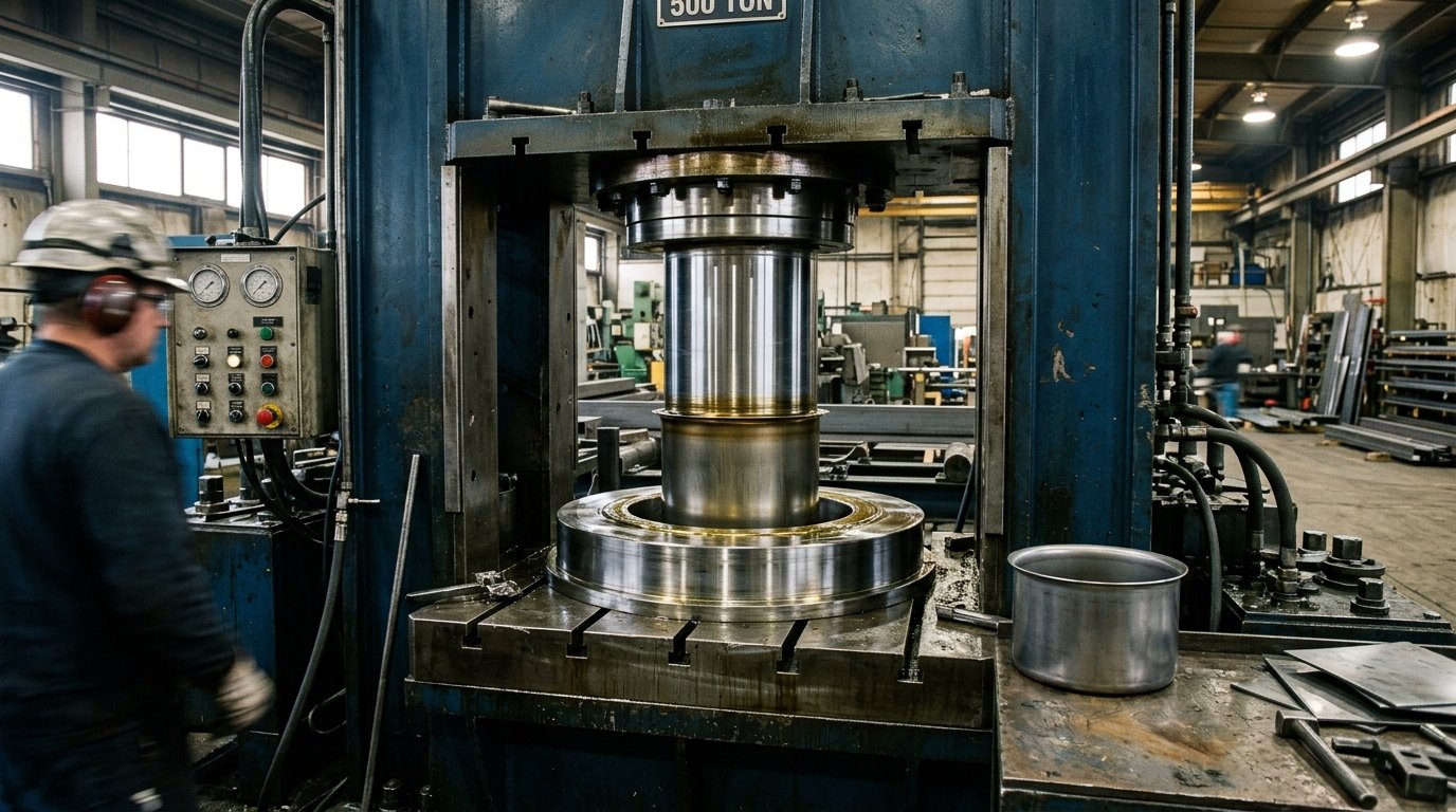 Deep drawing process sheet metal tooling and dies