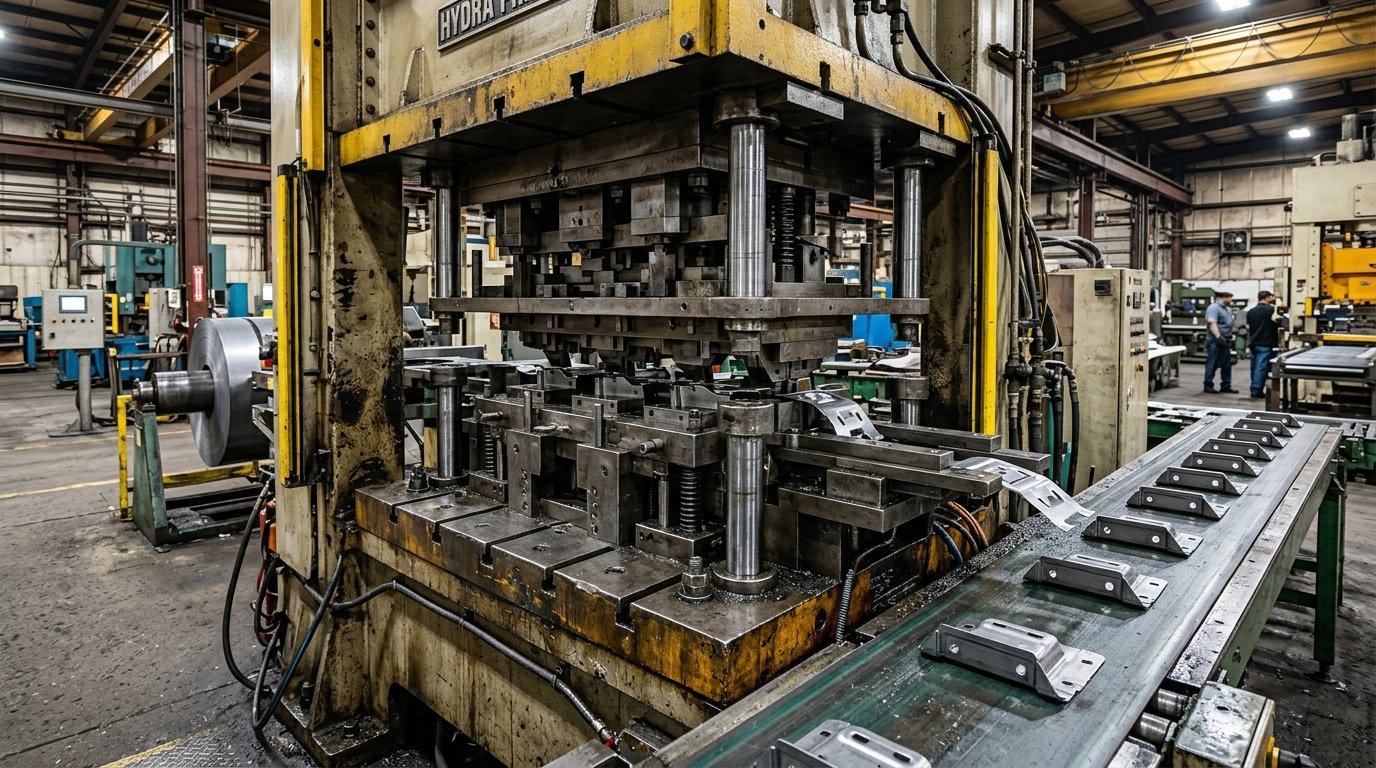 Progressive vs transfer vs compound die stamping types tooling