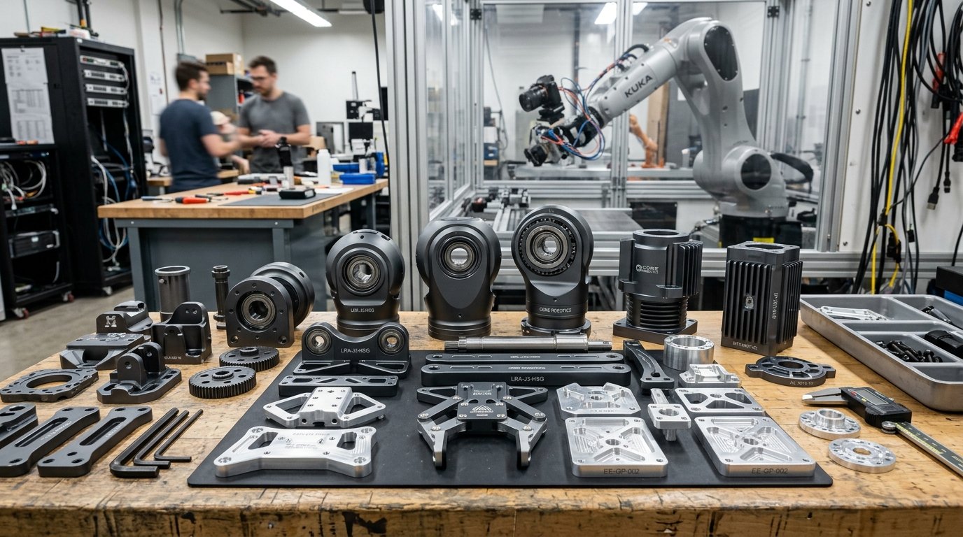 Aluminum CNC machining for robotics and automation components