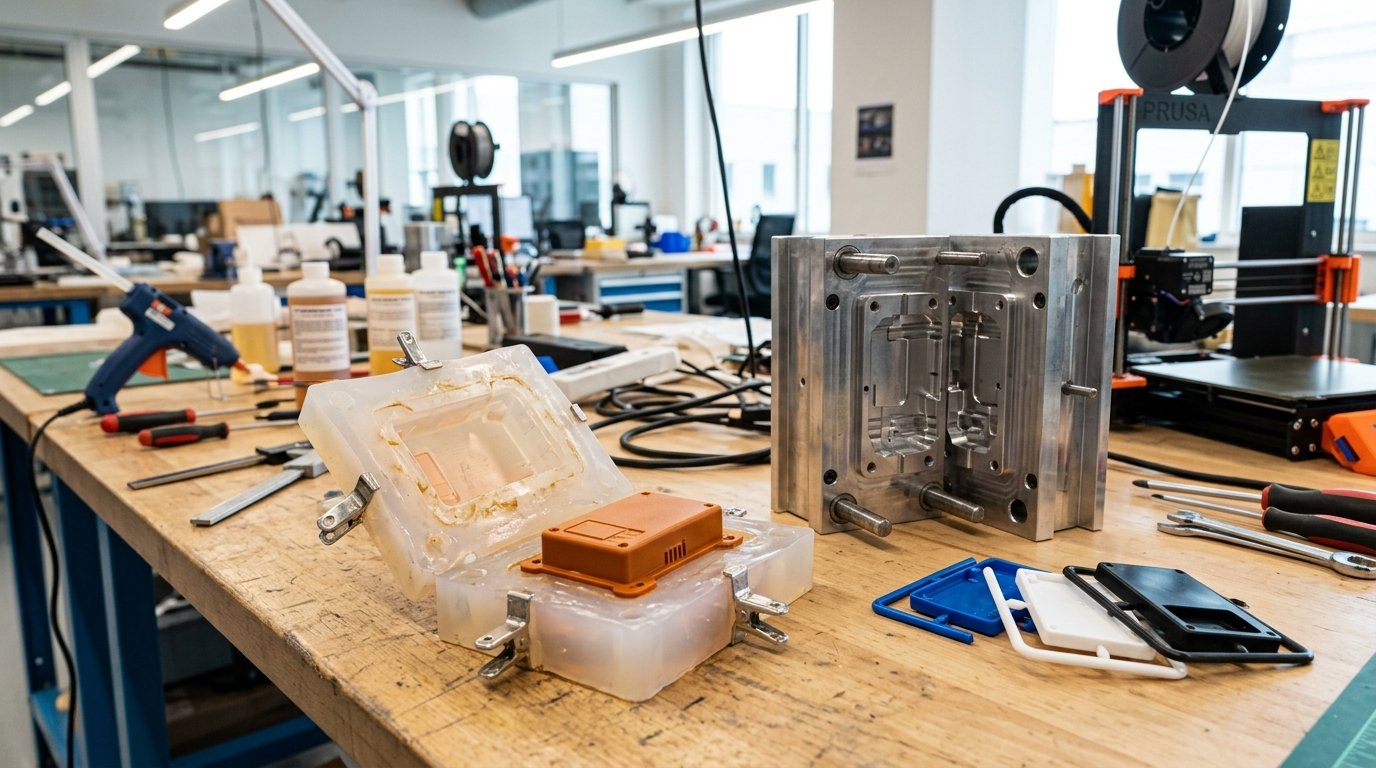 Vacuum casting vs injection molding tooling cost and break-even